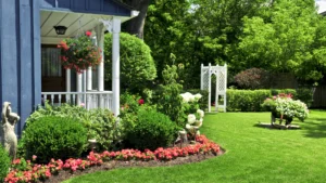 House with Outdoor Upkeep